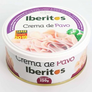 Crema de Pavo Iberitos lata 250 gr.