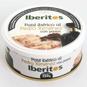 Paté al Pedro Ximénez Iberitos lata 250 gr.