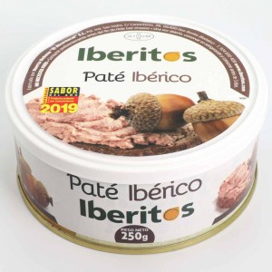 Paté Ibérico Iberitos lata 250 gr.